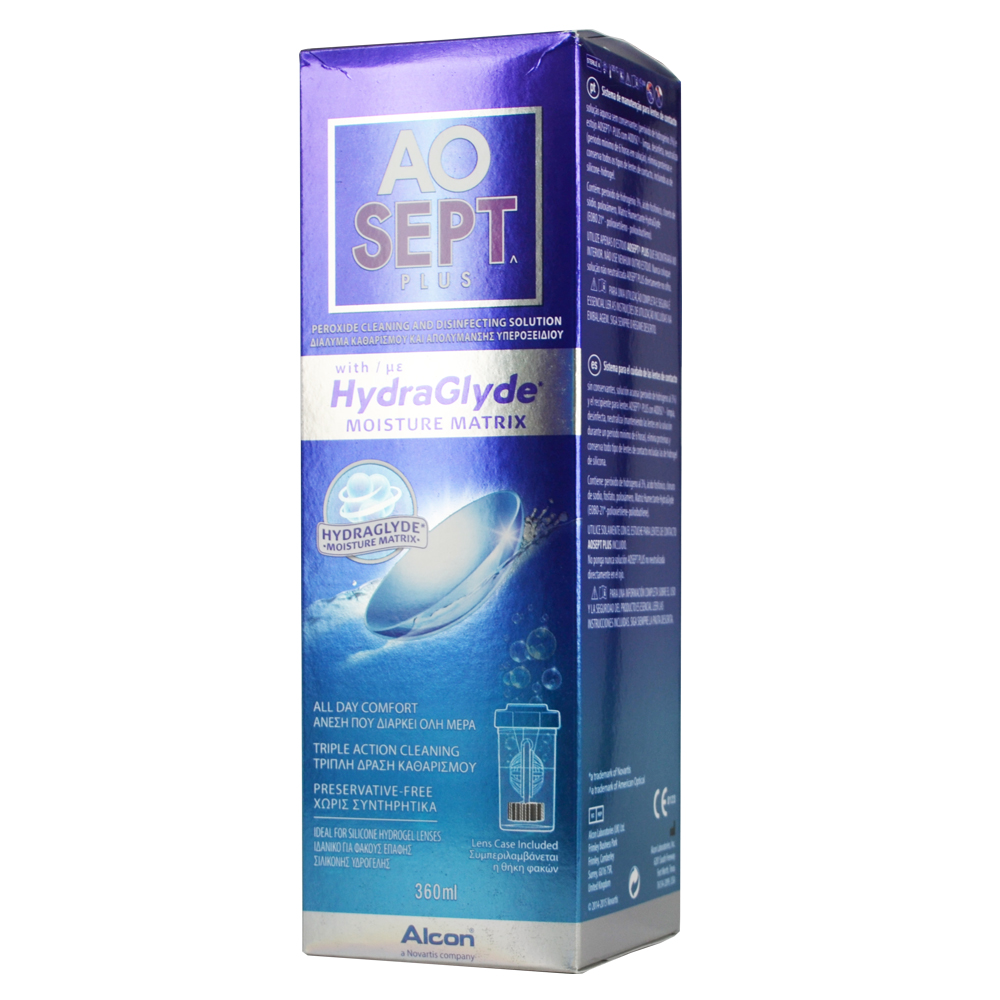 Alcon Aosept Plus Hydra Glyde 360ml