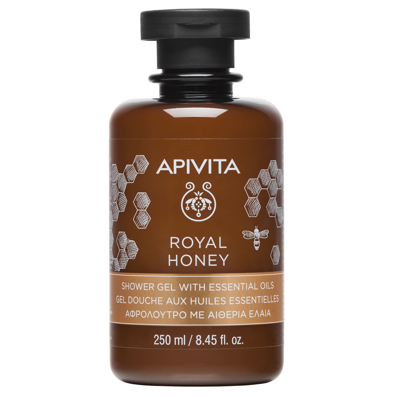 Apivita Royal Honey Κρεμώδες Αφρόλουτρο με Aιθέρια Έλαια 250ml