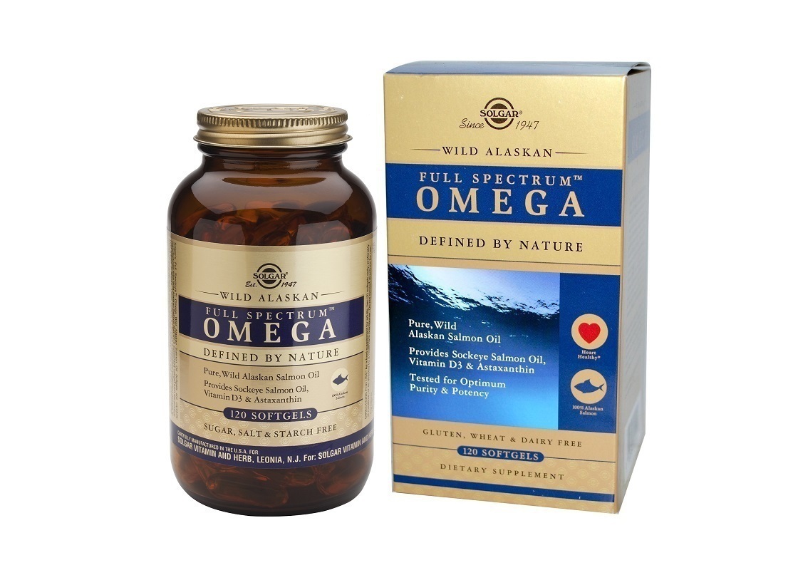 Solgar Wild alaskan spectrum omega softgels 120s