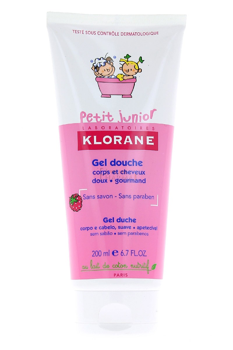 Klorane Bebe Gel douche framboise 200ml