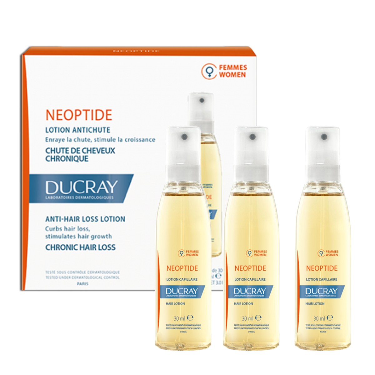 Ducray Neoptide Women Lotion 3x30ml