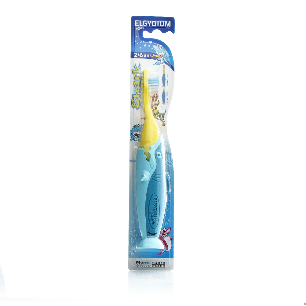 Elgydium Kids Shark Οδοντόβουρτσα για Παιδιά 2-6 Ετών