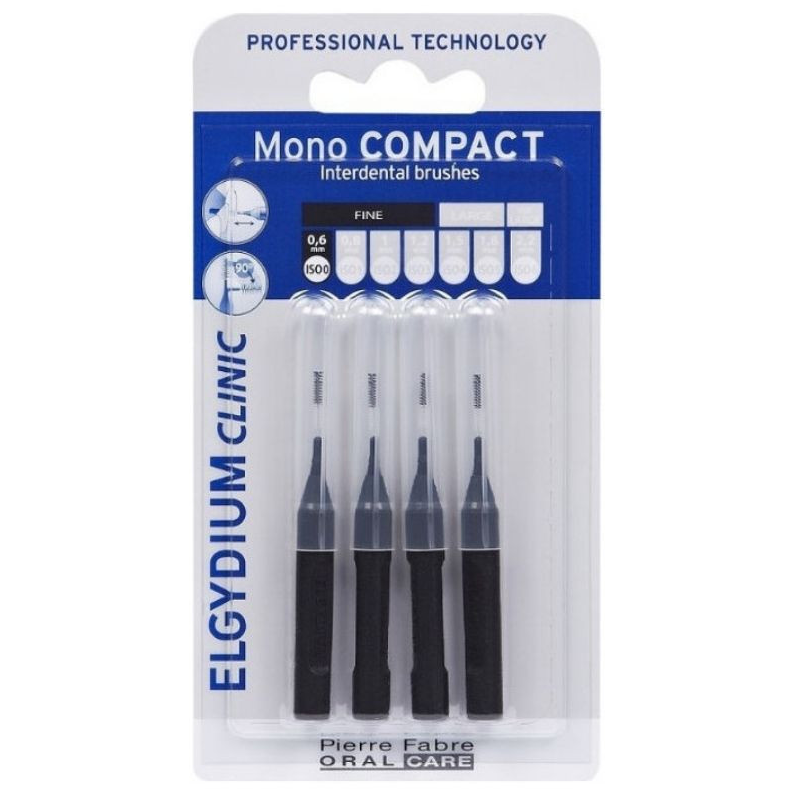 Elgydium Mono Compact Black 0.35 4τμχ