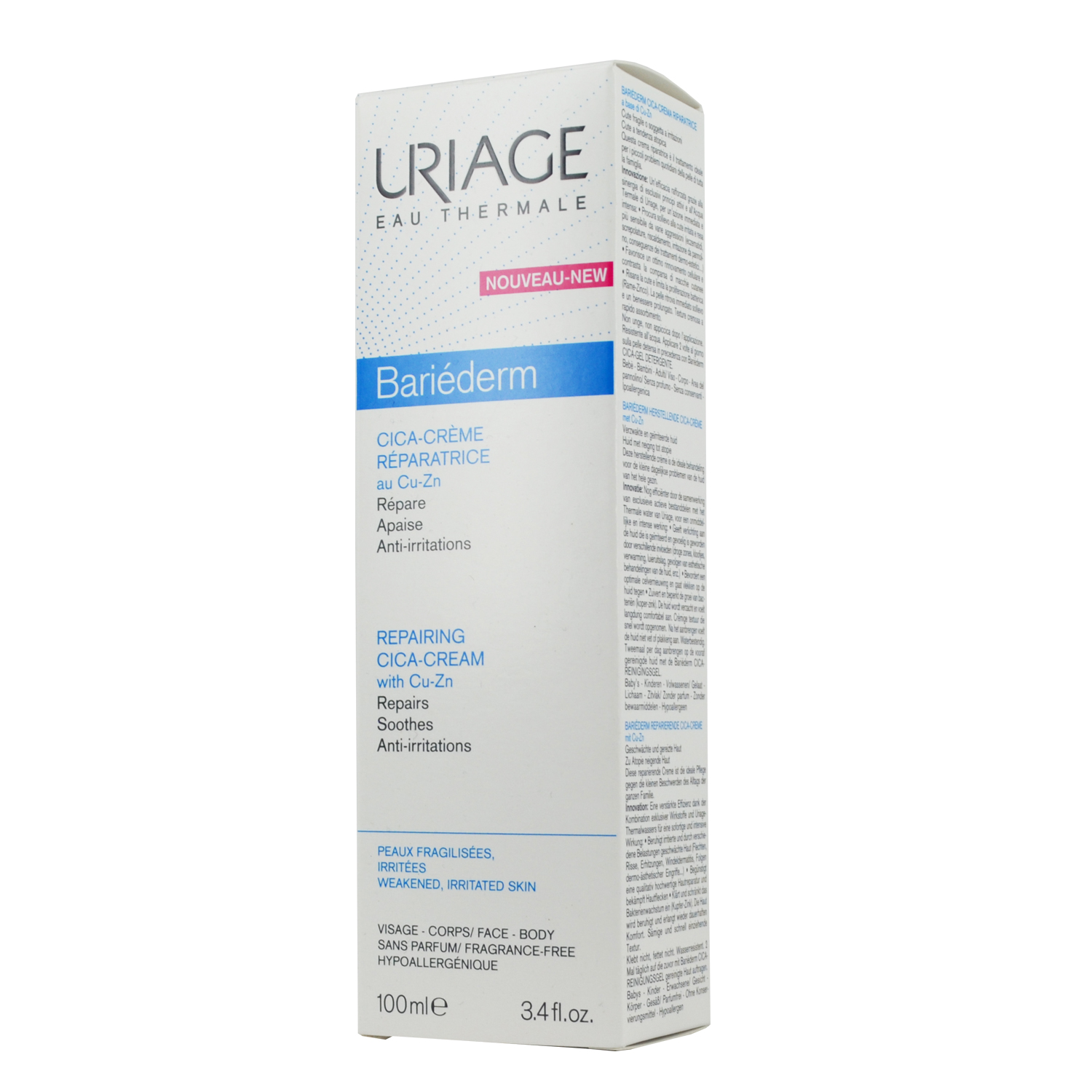 Uriage Bariederm Cica-Creme Reparatrice CU-Zn 100ml