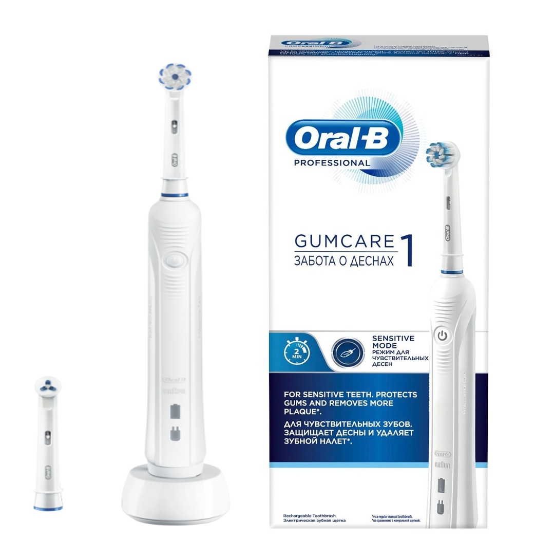 Oral-B Professional Gum Care 1 Ηλεκτρική Οδοντόβουρτσα Λευκή