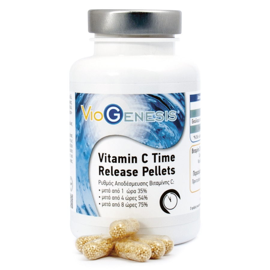Viogenesis Vitamin C Time Release Original Triple Phase 120 κάψουλες