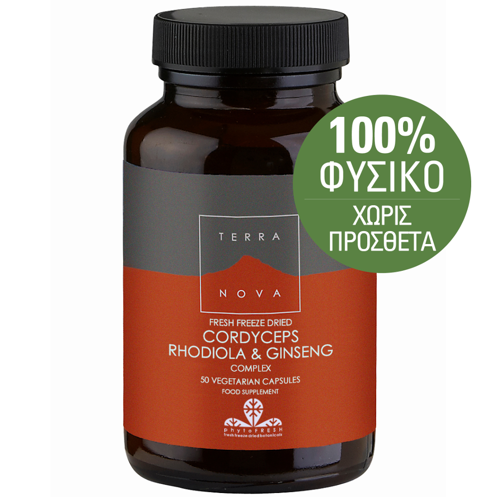 Bionat Cordyceps, Rhodiola & Ginseng 30gr
