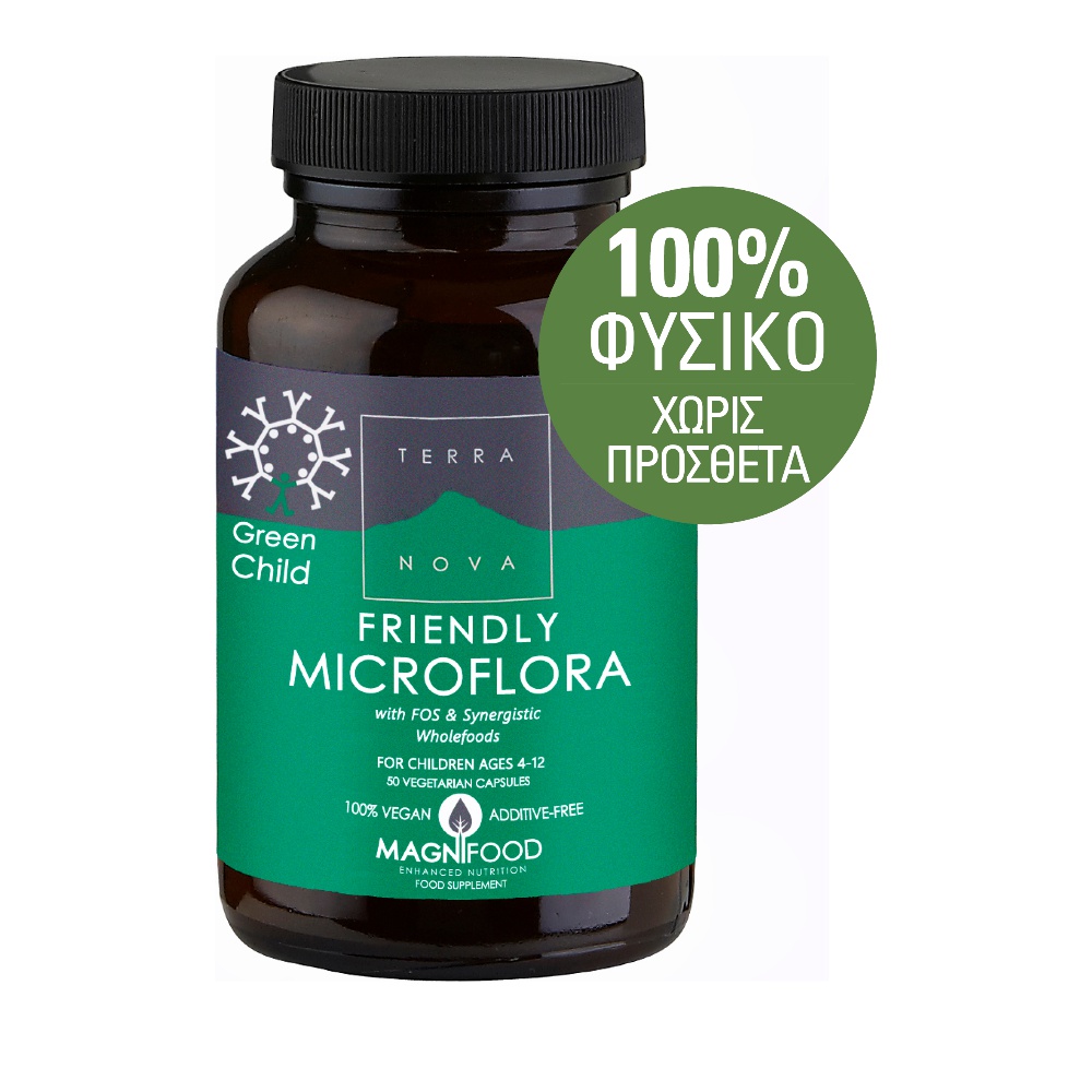 Bionat GREEN CHILD Friendly Microflora 50 capsules