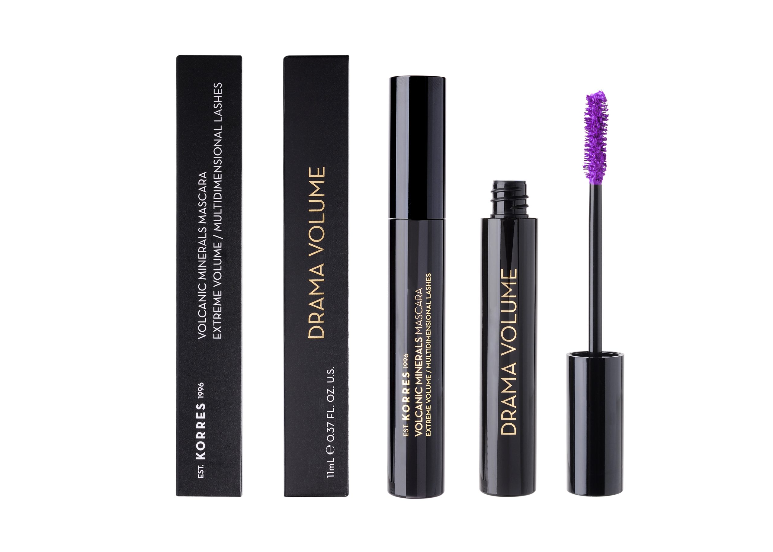 Korres Drama Volume Volcanic Minerals Mascara 05 Lavender Pop 11ml