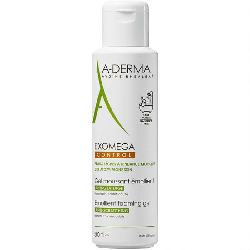 Aderma Exomega control gel moussant 500ml