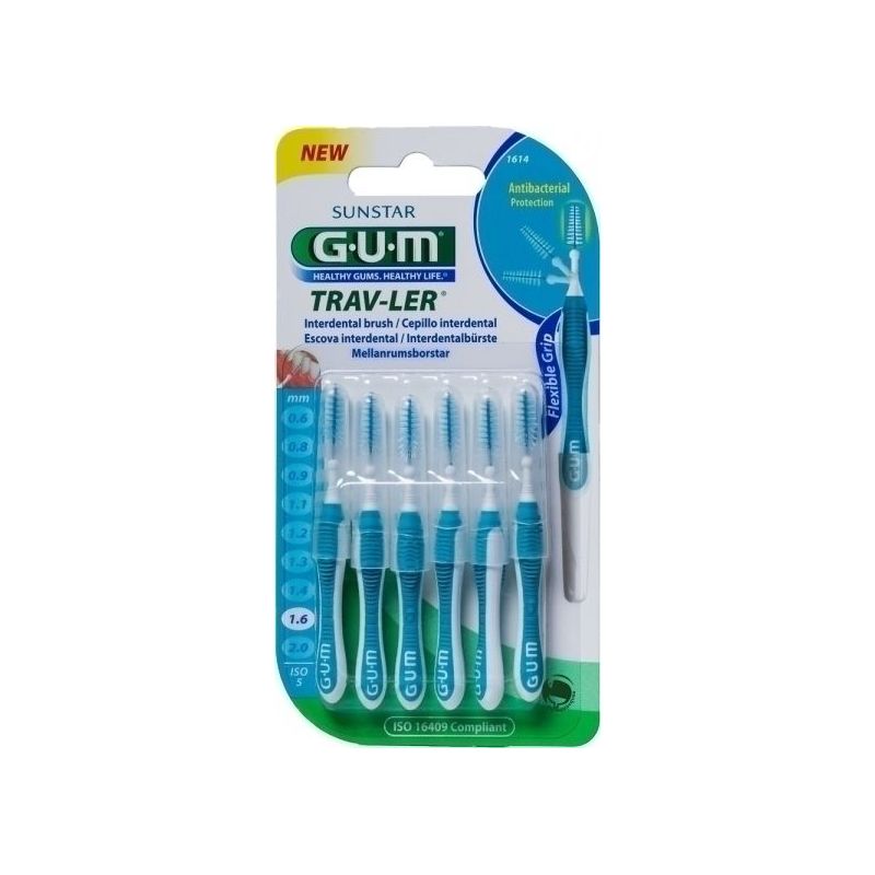 Gum Trav-ler Interdental Brush 1,6mm 6τμχ 1614