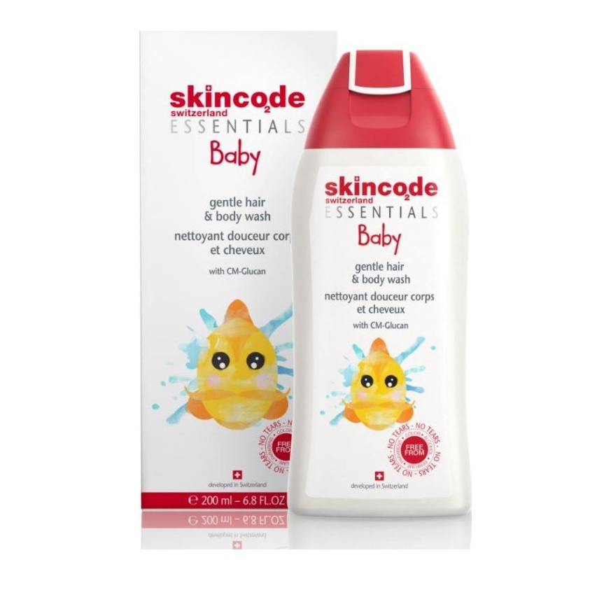 Skincode BABY GENTLE HAIR & BODY WASH 200ml