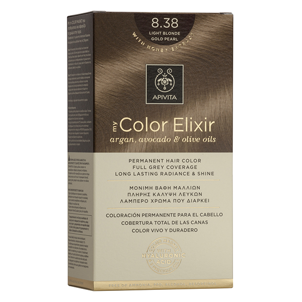 Apivita My Color Elixir N8,38 Ξανθό Ανοικτό Μελί Περλέ - Image 2