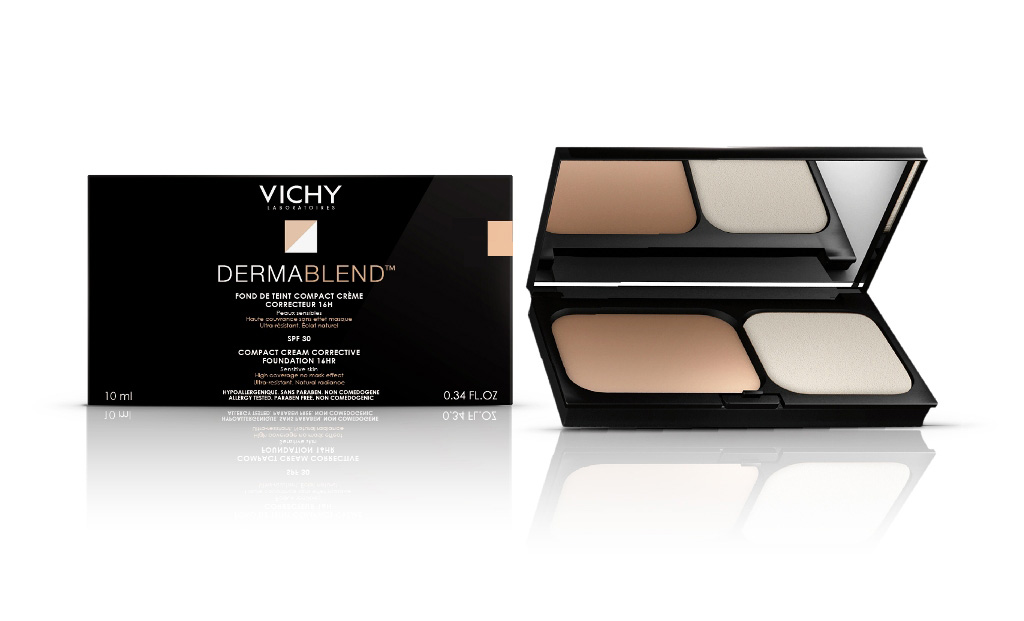 Vichy Dermablend Compact Cream Make-Up Προσώπου 10gr #45-GOLD