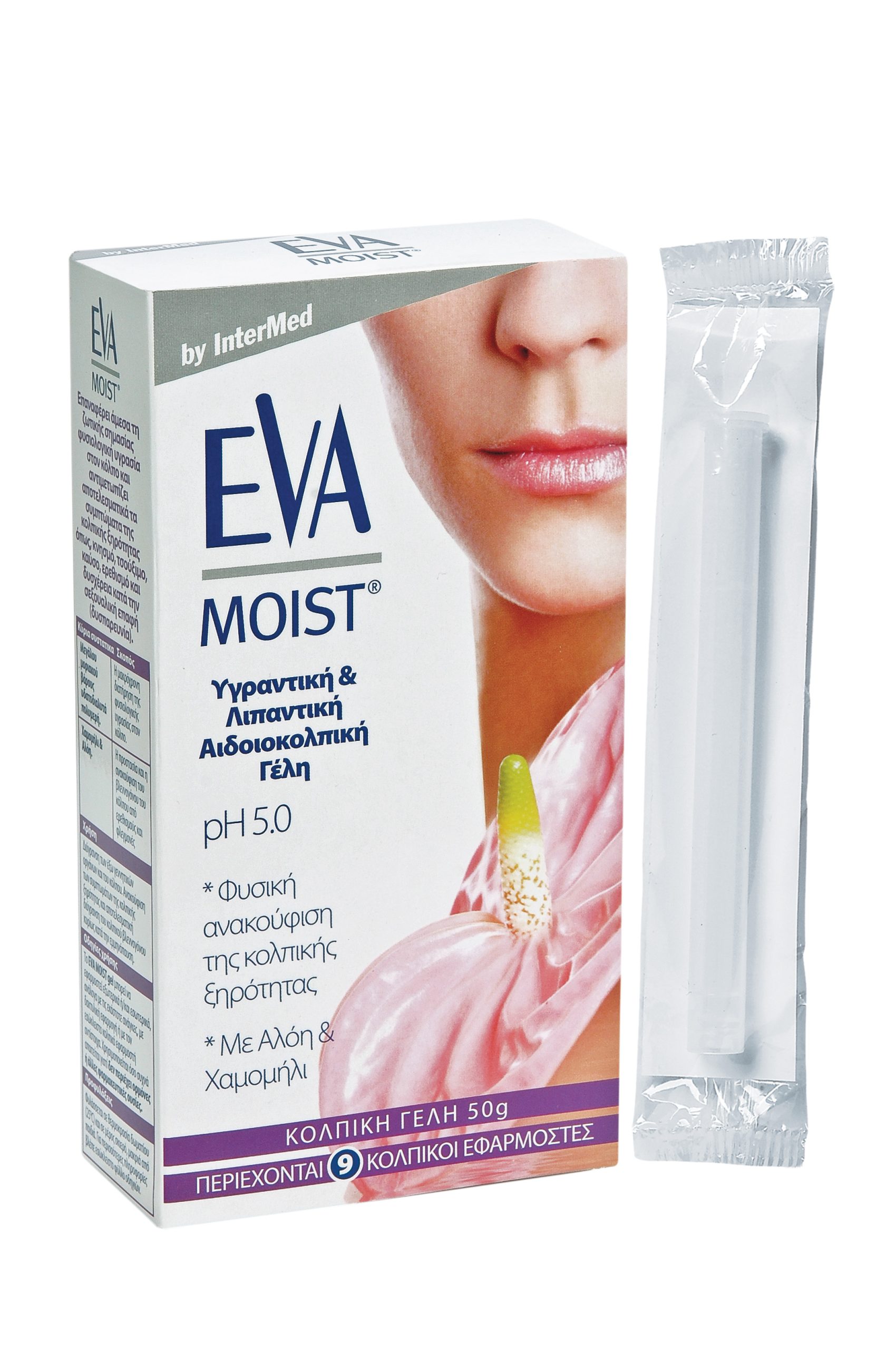 Intermed Eva Moist 50g 9 Κολπικοί εφαρμοστές