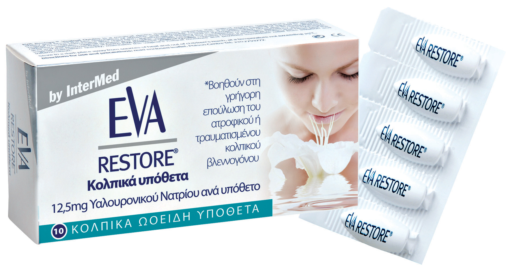 Intermed Eva Restore Ovules 10 κολπικά υπόθετα