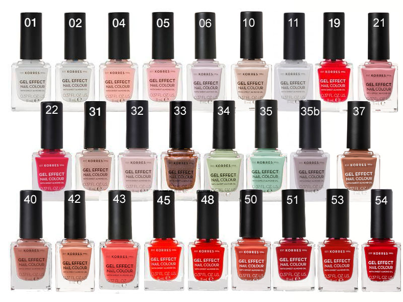 Korres Gel Effect Nail Colour Sweet Almond Oil 11ml #38-SALT WATER - Image 2