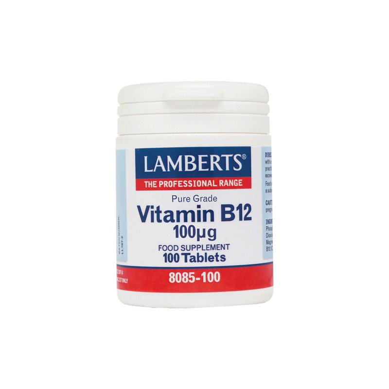 Lamberts VITAMIN B-12 100MCG 100TABS