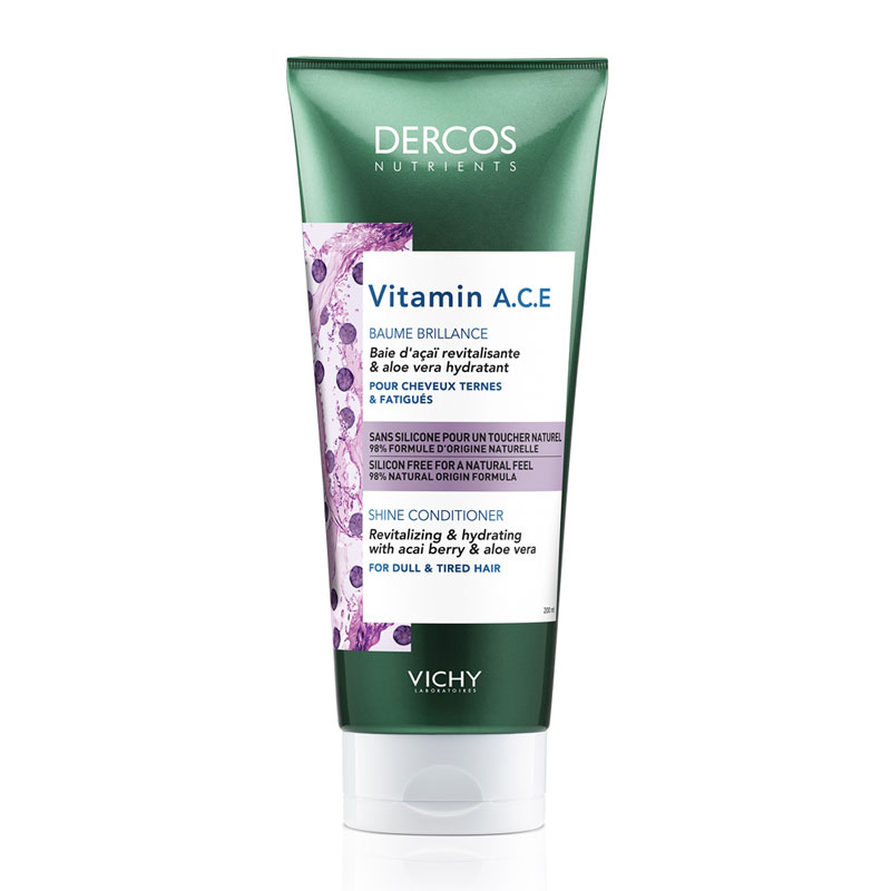 Vichy Dercos Nutrients Vitamin A-C-E Kρέμα Μαλλιών 250mL