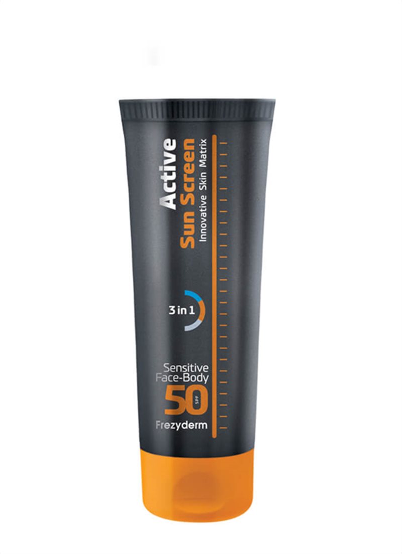 Frezyderm Active sun screen sensitive face-body spf50+ 50ml