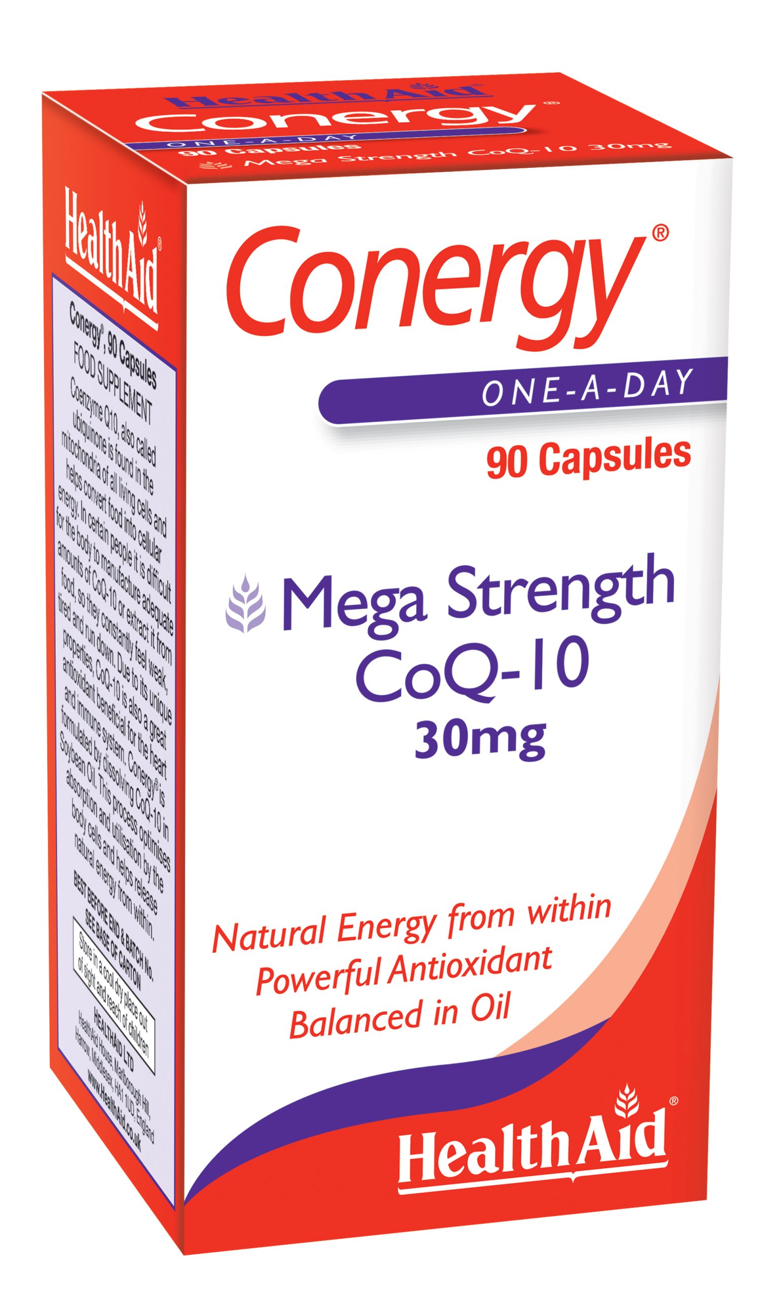 Health Aid Conergy Q10 30mg 90caps