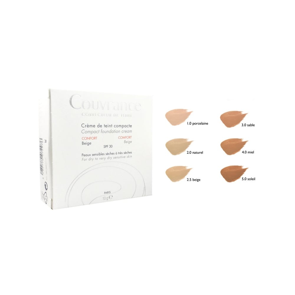 Avene COUVRANCE COMFORT COMPACT 10g 4.0-MIEL