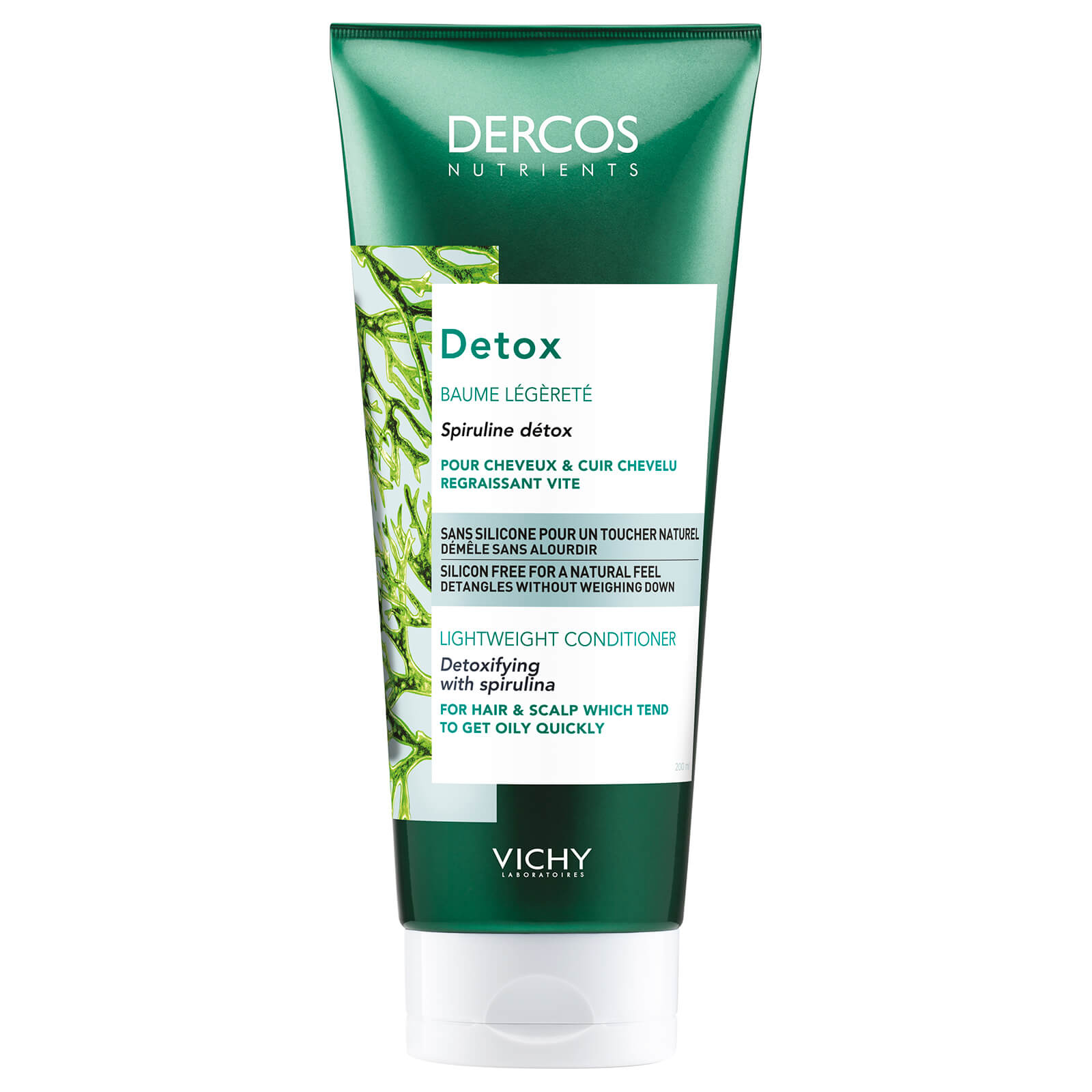 Vichy Dercos Nutrients Detox Κρέμα Μαλλιών 250mL